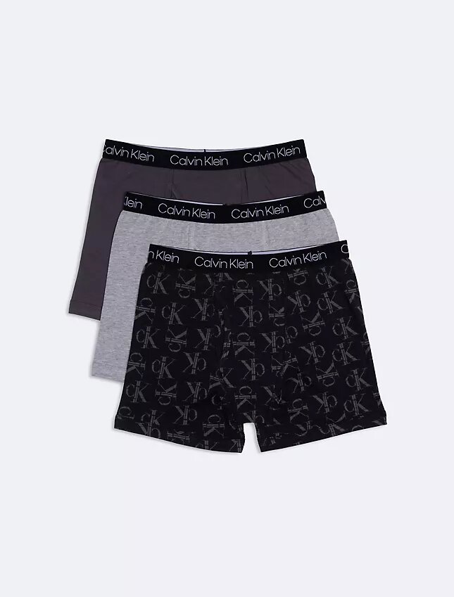 Σετ 3 βαμβακερών Cotton Stretch Μποξεράκια για αγόρια Σετ 3 βαμβακερών Cotton Stretch Μποξεράκια για αγόρια