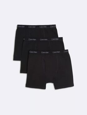 Σετ 3 βαμβακερών Cotton Stretch Μποξεράκια για αγόρια