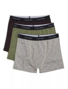 Σετ 3 βαμβακερών Cotton Stretch Μποξεράκια για αγόρια