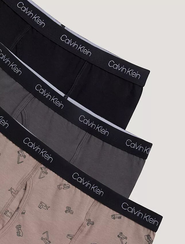 Σετ 3 βαμβακερών Cotton Stretch Μποξεράκια για αγόρια Σετ 3 βαμβακερών Cotton Stretch Μποξεράκια για αγόρια