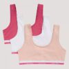 Σετ 3 βραδινών Bralette από Cotton Stretch για κορίτσια Σετ 3 βραδινών Bralette από Cotton Stretch για κορίτσια