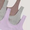 Σετ 3 βραδινών Bralette από Cotton Stretch για κορίτσια Σετ 3 βραδινών Bralette από Cotton Stretch για κορίτσια