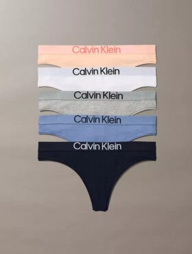 Σετ 5 Thong από 100% βαμβάκι