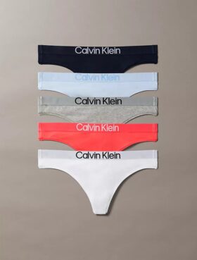 Σετ 5 Thong από 100% βαμβάκι