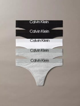 Σετ 5 Thong από 100% βαμβάκι