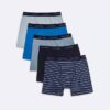 Σετ 5 βαμβακερών Cotton Stretch μποξεράκια για αγόρια Σετ 5 βαμβακερών Cotton Stretch μποξεράκια για αγόρια