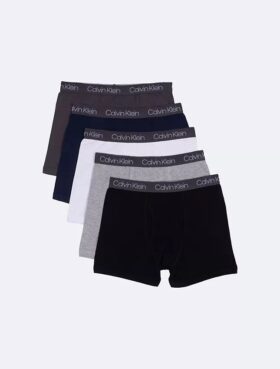 Σετ 5 βαμβακερών Cotton Stretch μποξεράκια για αγόρια