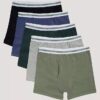 Σετ 5 βαμβακερών Cotton Stretch μποξεράκια για αγόρια Σετ 5 βαμβακερών Cotton Stretch μποξεράκια για αγόρια