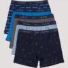 Σετ 5 βαμβακερών Cotton Stretch μποξεράκια για αγόρια Σετ 5 βαμβακερών Cotton Stretch μποξεράκια για αγόρια