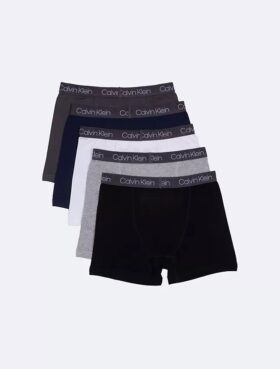 Σετ 5 βαμβακερών Cotton Stretch μποξεράκια για αγόρια