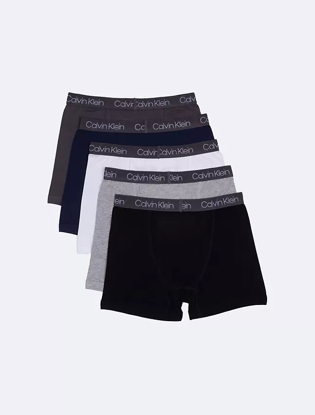 Σετ 5 βαμβακερών Cotton Stretch μποξεράκια για αγόρια Σετ 5 βαμβακερών Cotton Stretch μποξεράκια για αγόρια