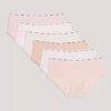Σετ 6 βαμβακερών Cotton Stretch Hipster για κορίτσια Σετ 6 βαμβακερών Cotton Stretch Hipster για κορίτσια