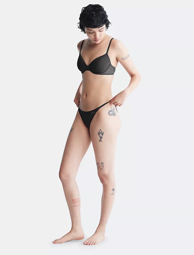 Sheer Marquisette ελαφρώς επενδεδυμένο σουτιέν demi Sheer Marquisette ελαφρώς επενδεδυμένο σουτιέν demi