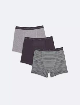 Σλιπ Boxer Brief για αγόρια από Cotton Stretch με ελαστικό λογότυπο, σε συσκευασία 2 τεμαχίων