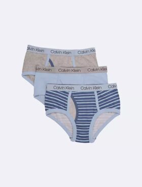 Σλιπ για αγόρια από Cotton Stretch με λογότυπο, σε συσκευασία των 3 τεμαχίων