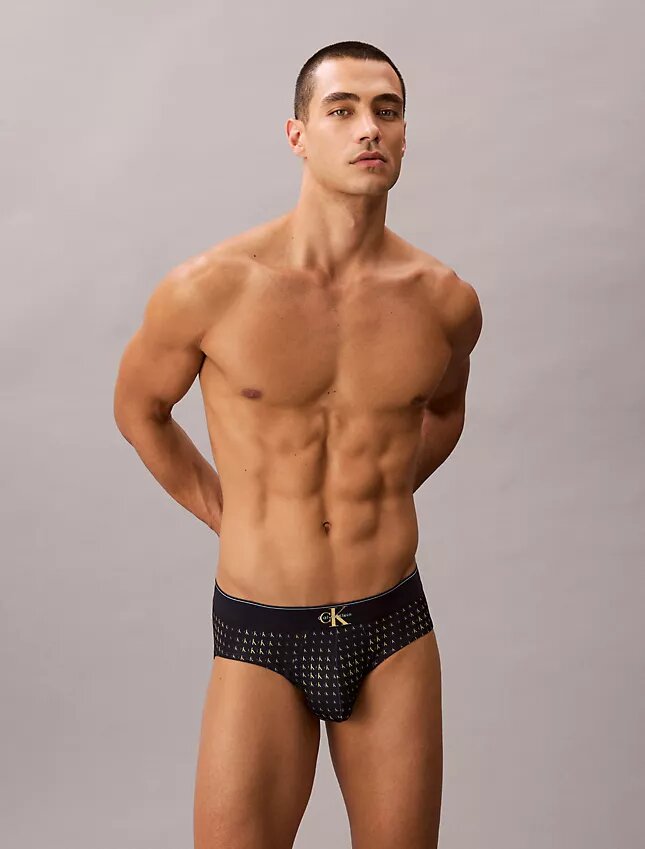 Σλιπ με γραφικό Monogram από ελαστική Microfiber Σλιπ με γραφικό Monogram από ελαστική Microfiber