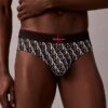 Σλιπ με γραφικό Monogram από ελαστική Microfiber Σλιπ με γραφικό Monogram από ελαστική Microfiber