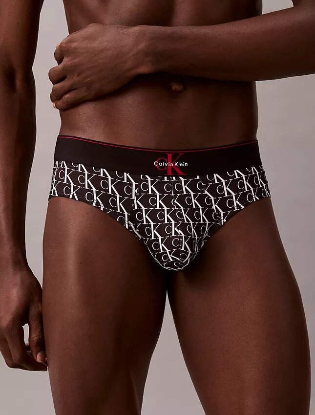 Σλιπ με γραφικό Monogram από ελαστική Microfiber Σλιπ με γραφικό Monogram από ελαστική Microfiber