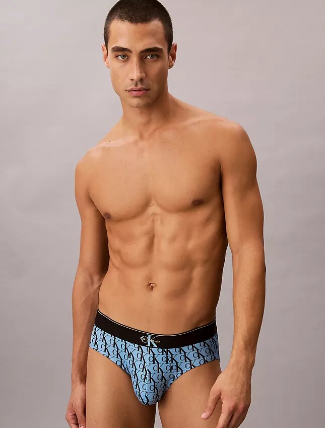 Σλιπ με γραφικό Monogram από ελαστική Microfiber Σλιπ με γραφικό Monogram από ελαστική Microfiber