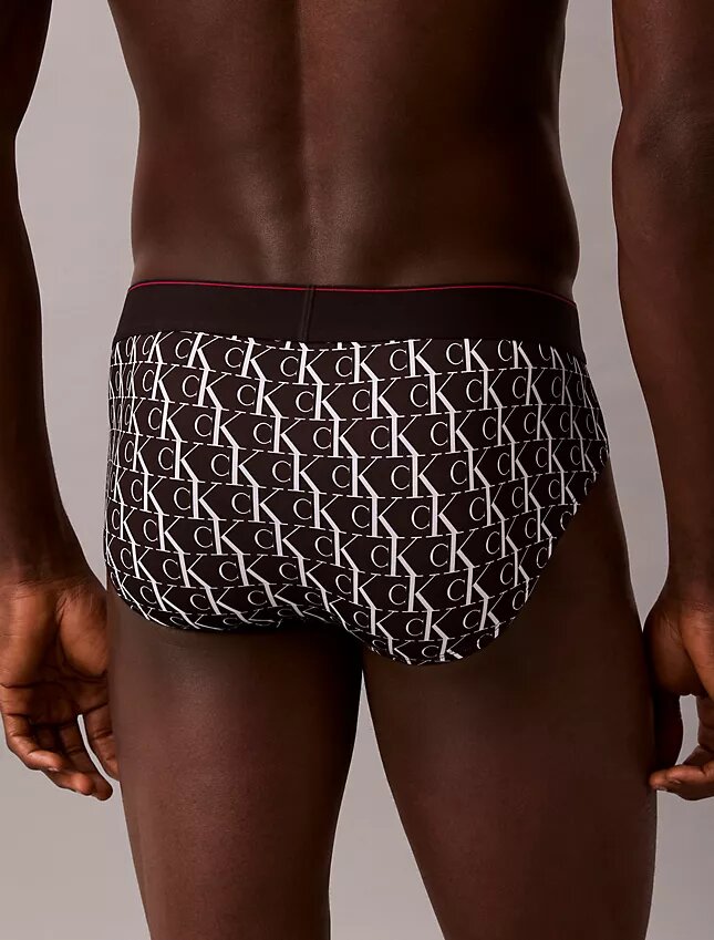 Σλιπ με γραφικό Monogram από ελαστική Microfiber Σλιπ με γραφικό Monogram από ελαστική Microfiber