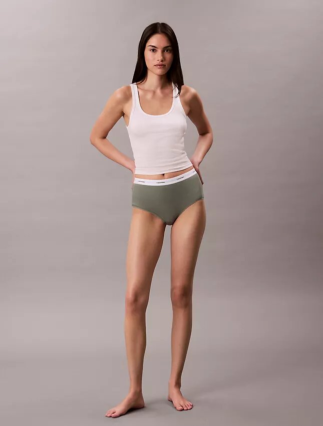 Σλιπ υψηλής μέσης από Cotton Stretch βαμβάκι Σλιπ υψηλής μέσης από Cotton Stretch βαμβάκι