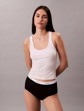 Σλιπ υψηλής μέσης από Cotton Stretch βαμβάκι