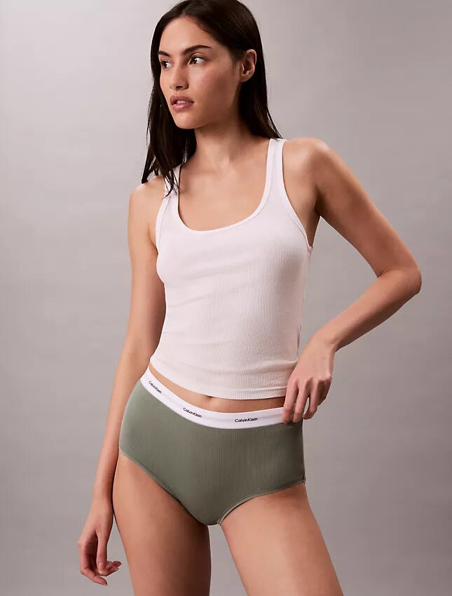 Σλιπ υψηλής μέσης από Cotton Stretch βαμβάκι Σλιπ υψηλής μέσης από Cotton Stretch βαμβάκι