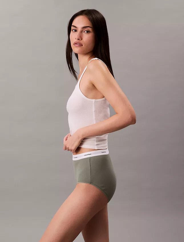 Σλιπ υψηλής μέσης από Cotton Stretch βαμβάκι Σλιπ υψηλής μέσης από Cotton Stretch βαμβάκι