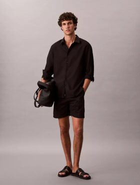 Σορτς από Cotton Stretch βαμβάκι