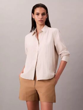 Σορτς από Cotton Stretch βαμβάκι