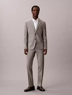 Στενό παντελόνι με μοτίβο houndstooth