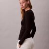 Στενό T-shirt από Modal Στενό T-shirt από Modal