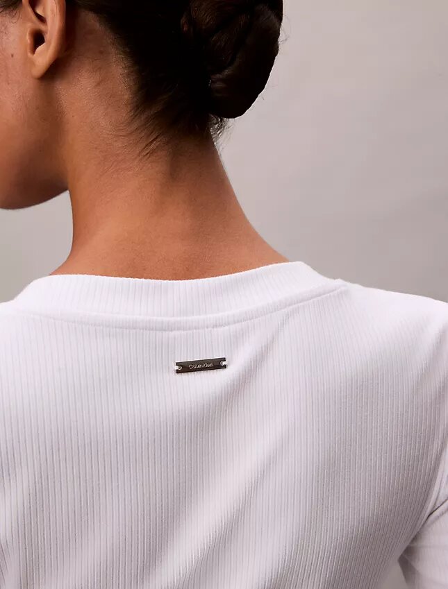 Στενό T-shirt από Modal Στενό T-shirt από Modal