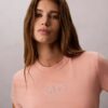 Στενό T-shirt με γραφικό λογότυπο Στενό T-shirt με γραφικό λογότυπο