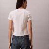 Στενό T-shirt με γραφικό λογότυπο λουλουδιού