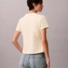Στενό T-shirt με γραφικό λογότυπο σε αντίθεση