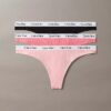 Στρινγκ Carousel από Cotton Stretch με ραβδώσεις, σε συσκευασία των 3 τεμαχίων Thong Στρινγκ Carousel από Cotton Stretch με ραβδώσεις, σε συσκευασία των 3 τεμαχίων Thong