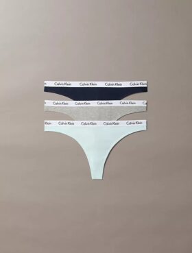 Στρινγκ Carousel από Cotton Stretch με ραβδώσεις, σε συσκευασία των 3 τεμαχίων Thong