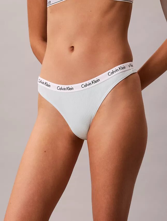 Στρινγκ Carousel από Cotton Stretch με ραβδώσεις, σε συσκευασία των 3 τεμαχίων Thong Στρινγκ Carousel από Cotton Stretch με ραβδώσεις, σε συσκευασία των 3 τεμαχίων Thong