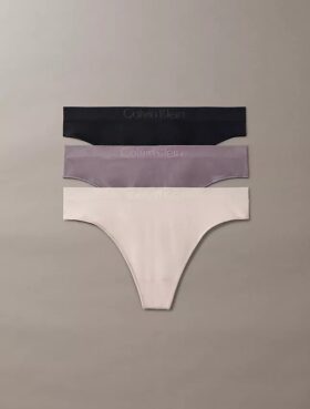 Συγκολλημένο Flex 3-Pack Thong μεσαίου ύψους