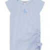 Τ-shirt για κορίτσια Monologo με πτυχώσεις στο πλάι