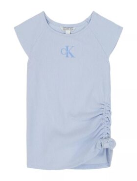 Τ-shirt για κορίτσια Monologo με πτυχώσεις στο πλάι