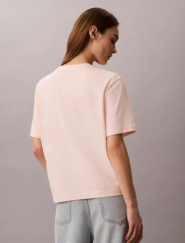 T-shirt με χαλαρή εφαρμογή και τυπικό λογότυπο T-shirt με χαλαρή εφαρμογή και τυπικό λογότυπο