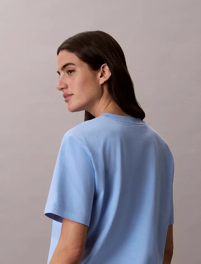 T-shirt με χαλαρή εφαρμογή και τυπικό λογότυπο T-shirt με χαλαρή εφαρμογή και τυπικό λογότυπο