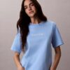 T-shirt με χαλαρή εφαρμογή και τυπικό λογότυπο T-shirt με χαλαρή εφαρμογή και τυπικό λογότυπο