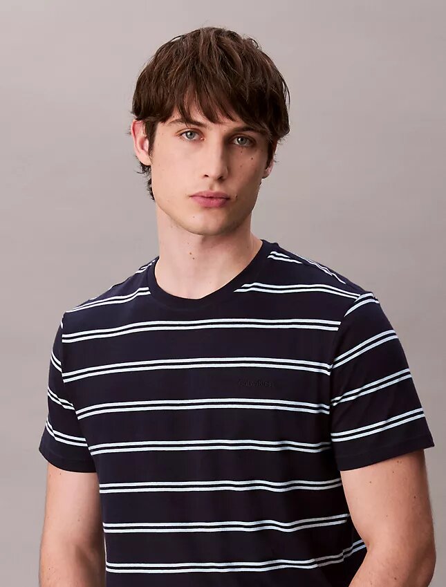 T-shirt με στρογγυλό λαιμό και ρίγες Liquid Touch T-shirt με στρογγυλό λαιμό και ρίγες Liquid Touch