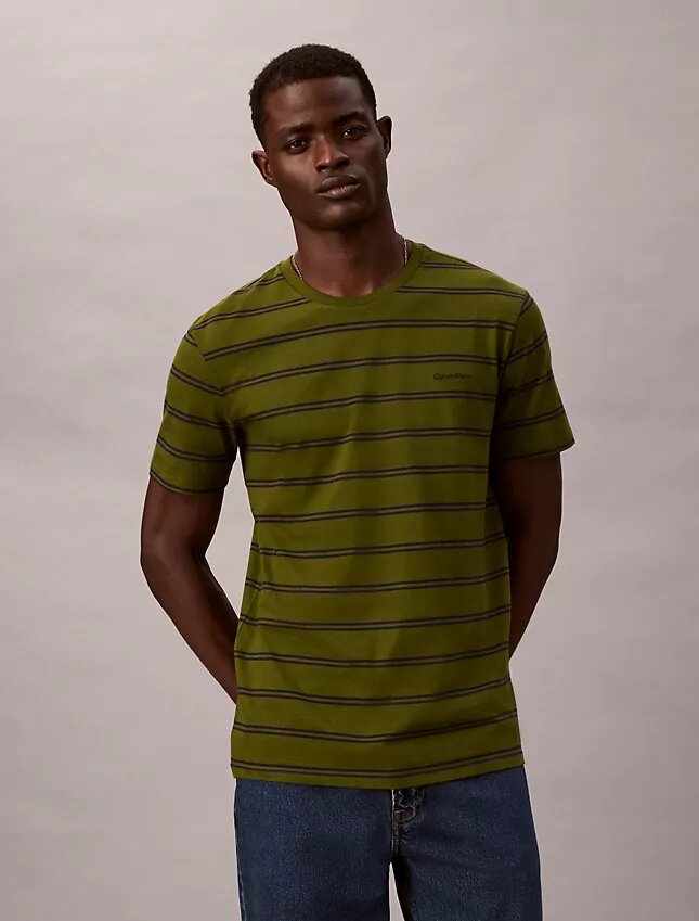 T-shirt με στρογγυλό λαιμό και ρίγες Liquid Touch T-shirt με στρογγυλό λαιμό και ρίγες Liquid Touch