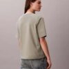 T-shirt με στρογγυλό λαιμό και τυπικό λογότυπο, ευρύχωρη εφαρμογή T-shirt με στρογγυλό λαιμό και τυπικό λογότυπο, ευρύχωρη εφαρμογή