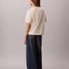 Τ-shirt με στρογγυλό λαιμό και τυπικό λογότυπο σε φαρδιά γραμμή Τ-shirt με στρογγυλό λαιμό και τυπικό λογότυπο σε φαρδιά γραμμή