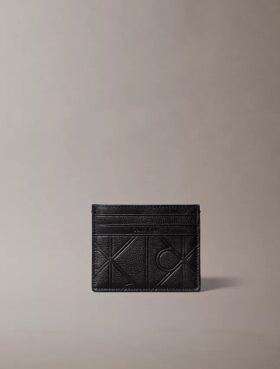Θήκη καρτών με ανάγλυφο λογότυπο